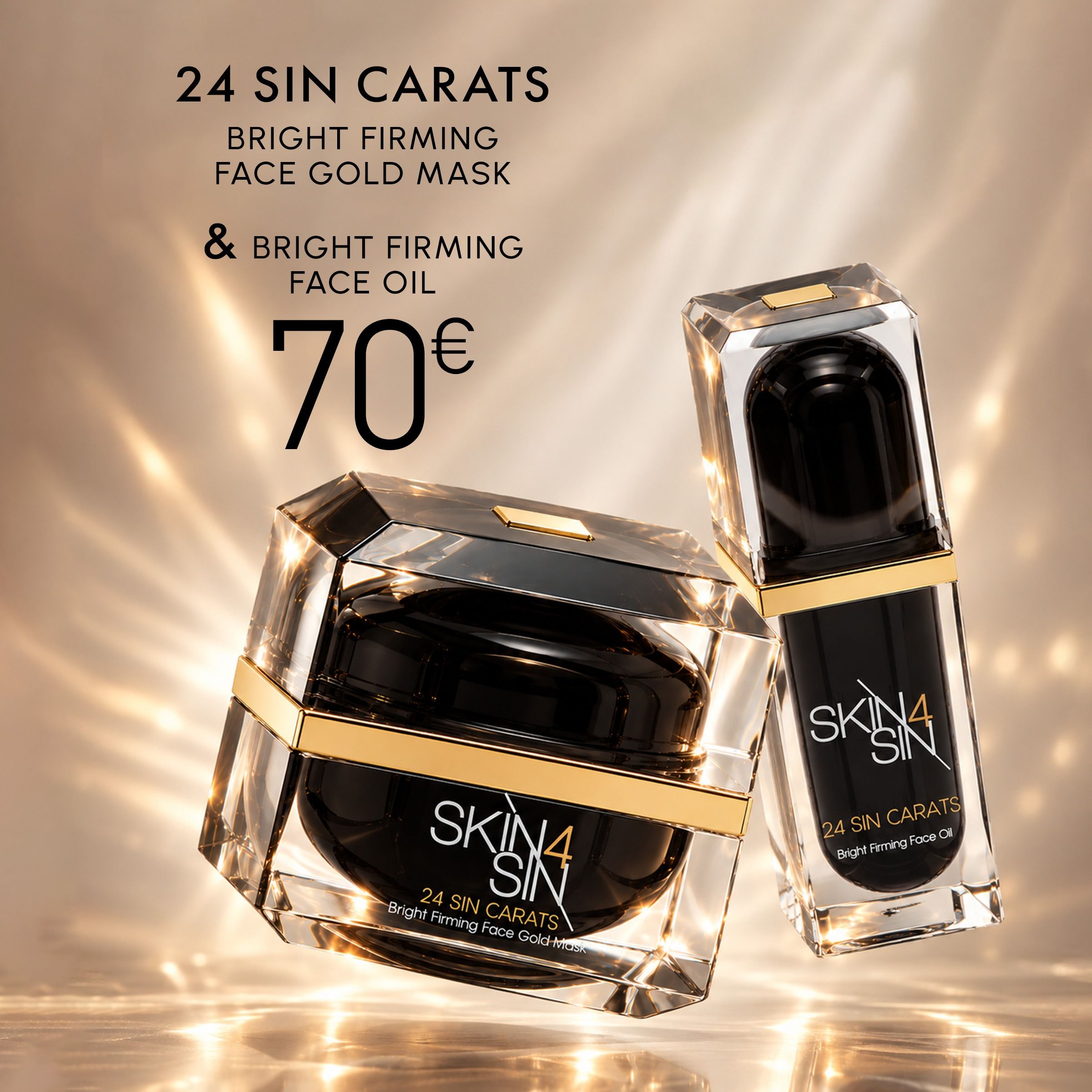 24 SIN CARATS ΣΕΤ ΣΥΣΦΙΞΗΣ & ΛΑΜΨΗΣ