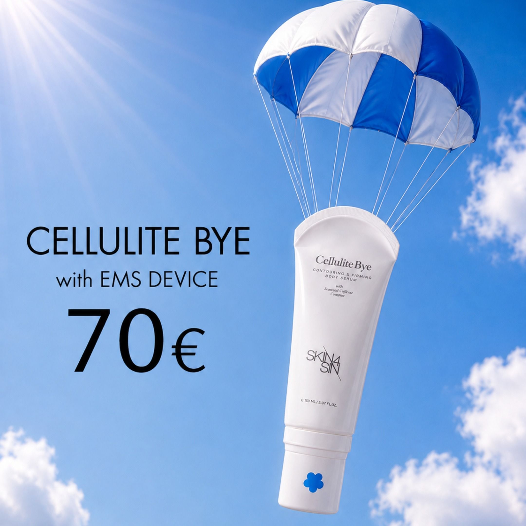 CELLULITE BYE CONTOURING & FIRMING BODY SERUM WITH EMS DEVICE