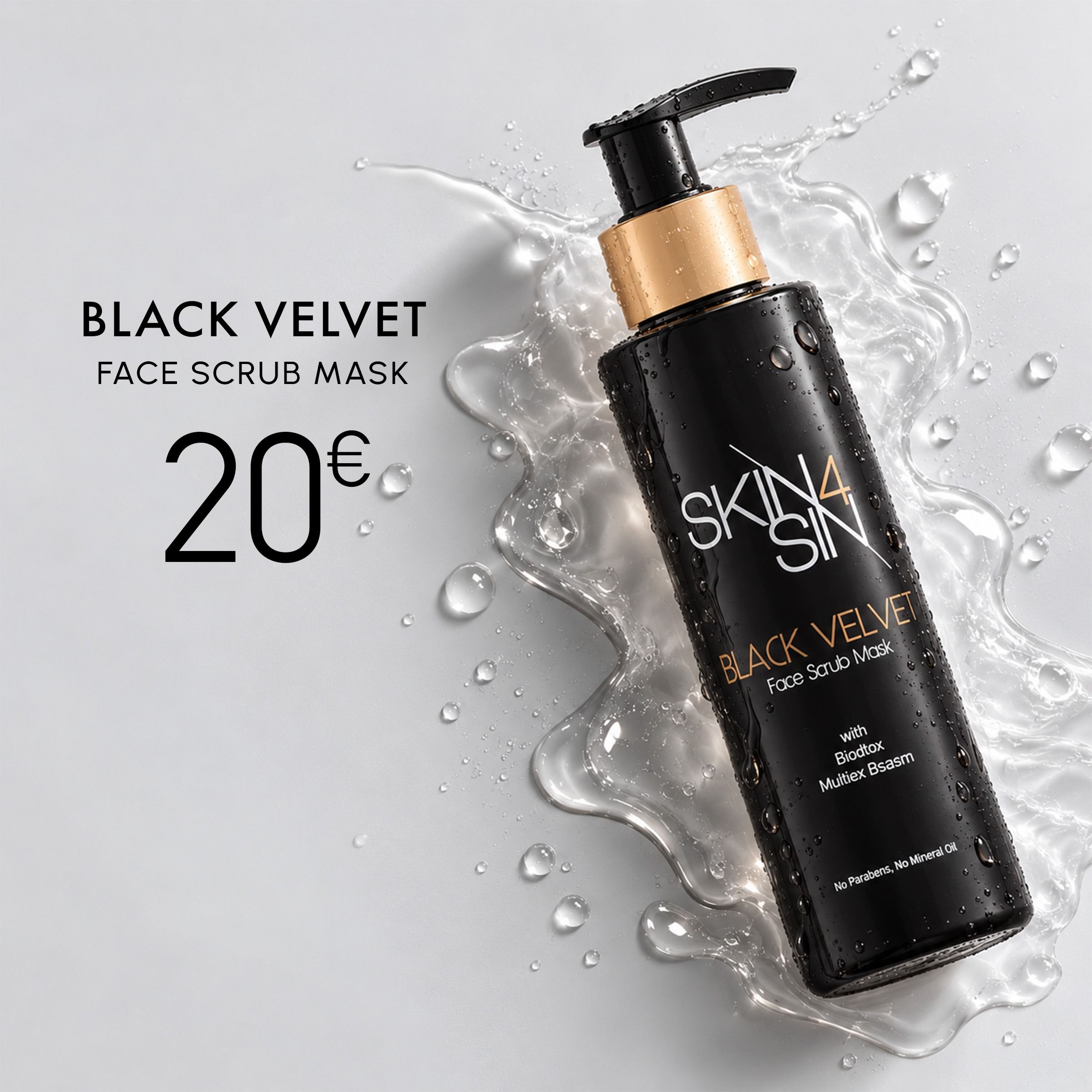 BLACK VELVET FACE SCRUB MASK