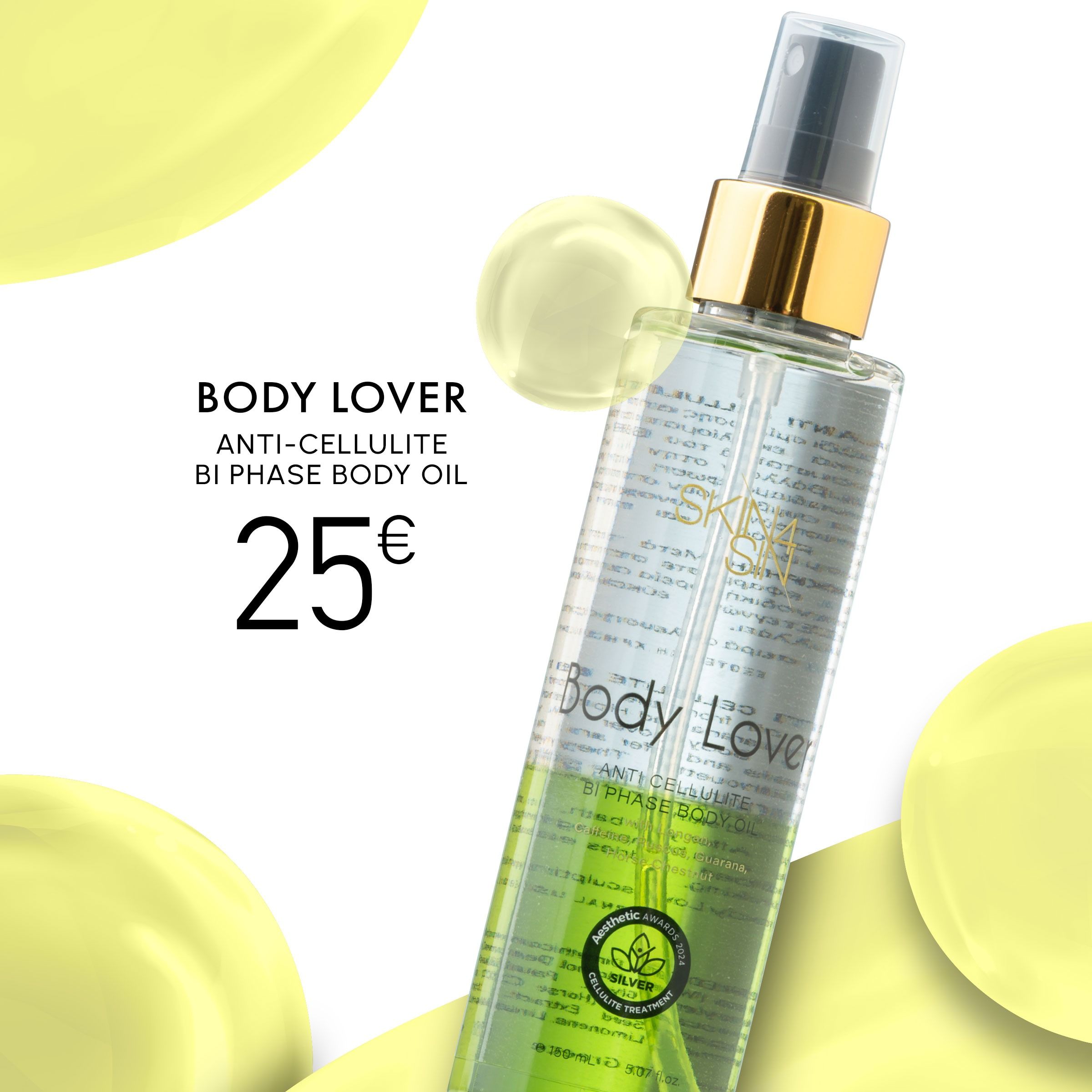 BODY LOVER ANTI CELLULITE BI PHASE BODY OIL