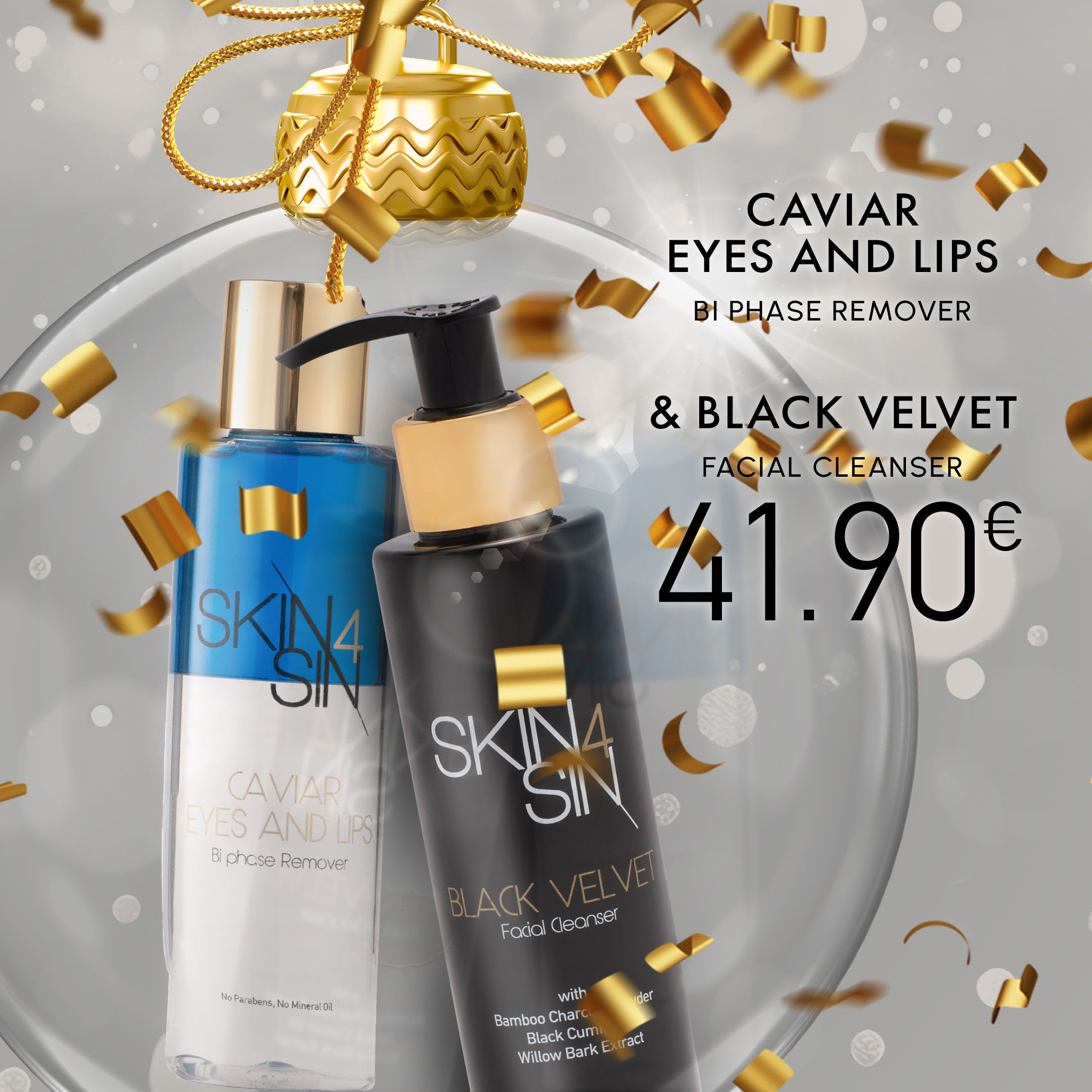 CAVIAR BI PHASE & BLACK VELVET CLEANSER