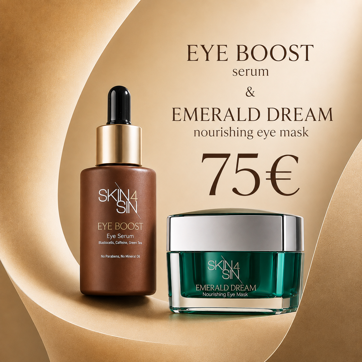 EMERALD EYE MASK & EYE BOOST SERUM