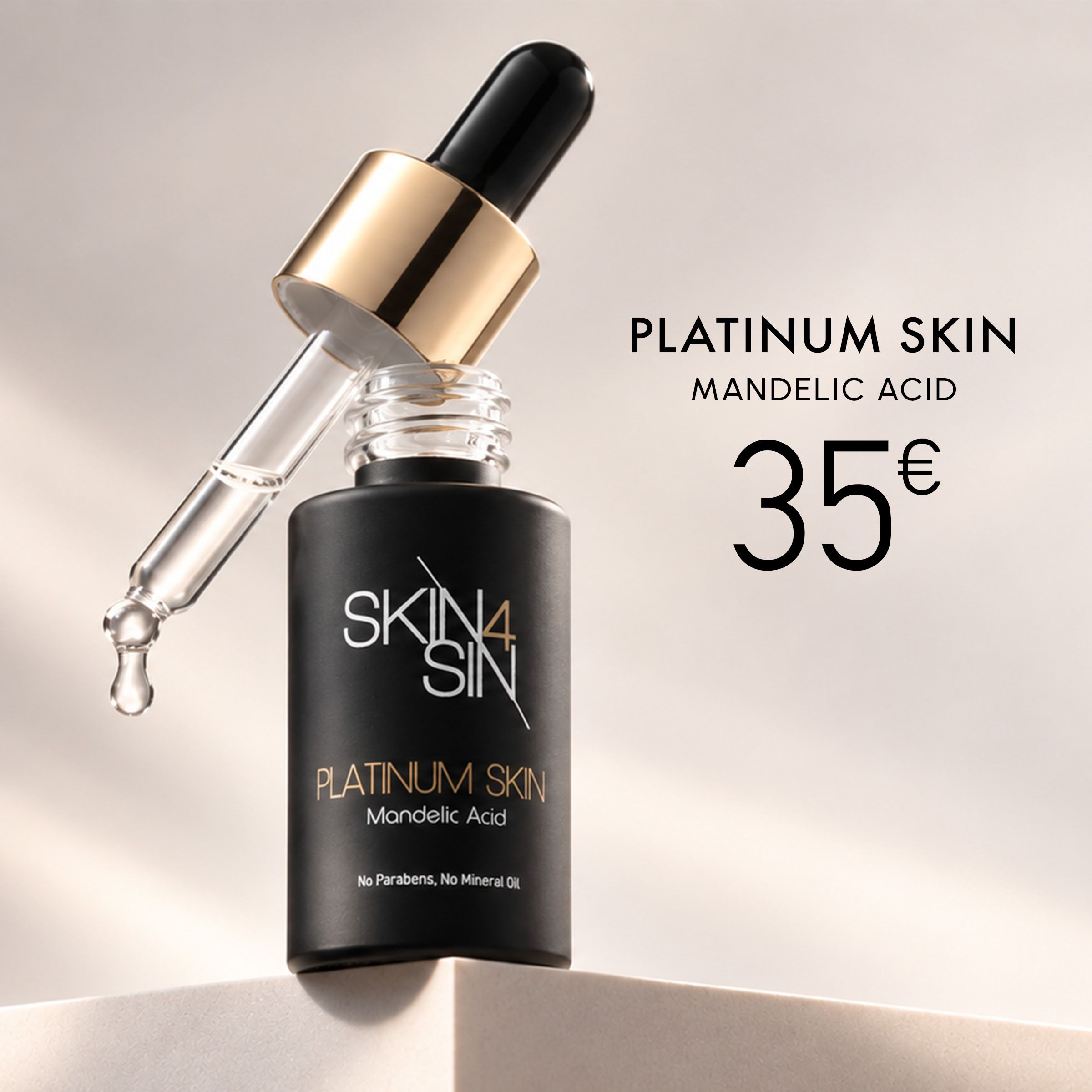 PLATINUM SKIN, MANDELIC ACID.