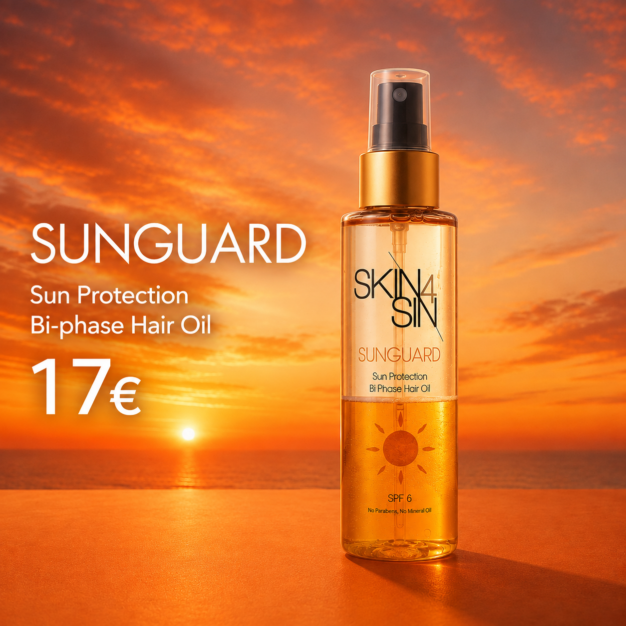 SUNGUARD, SUN PROTECTION BI PHASE HAIR OIL