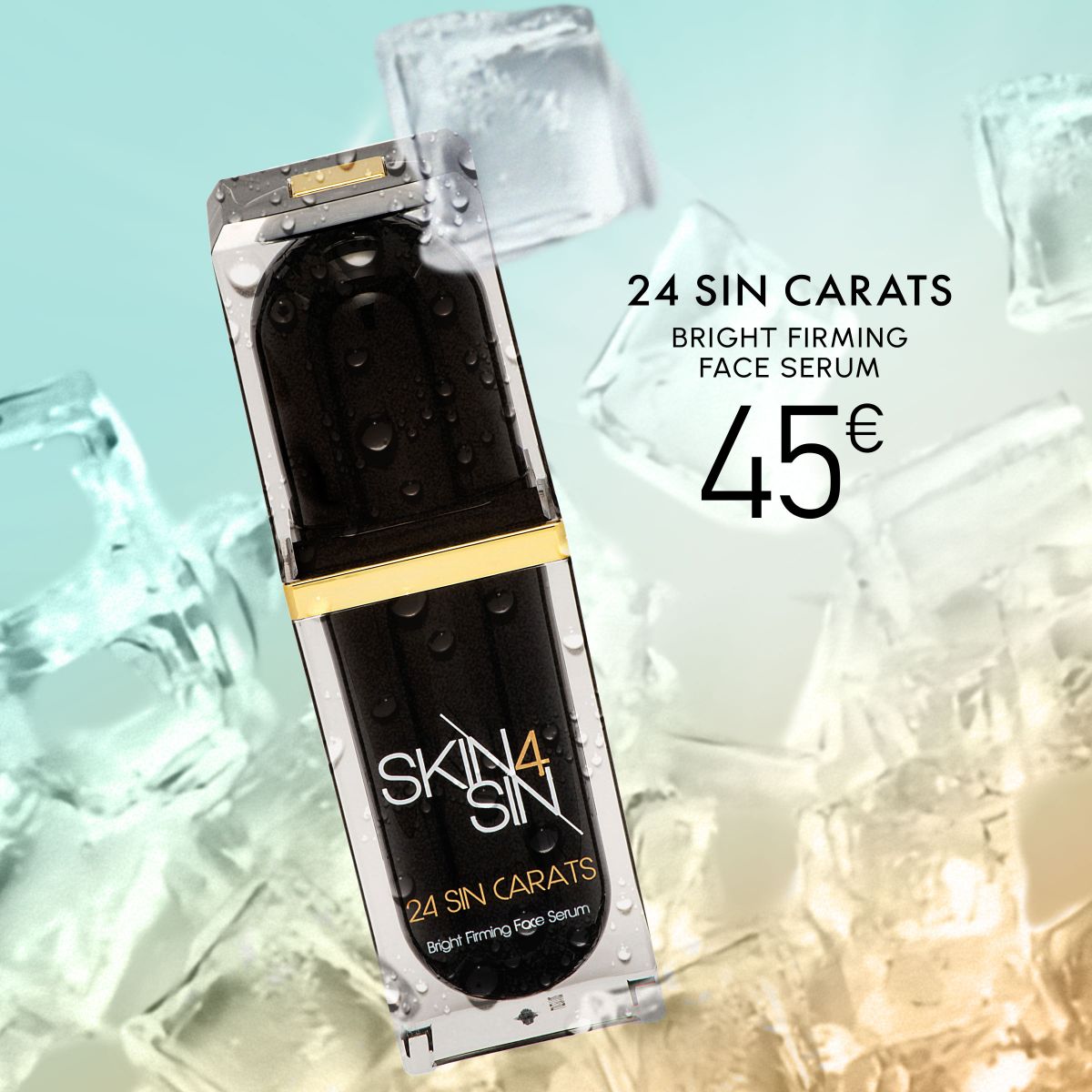 24 SIN CARATS BRIGHT FIRMING FACE SERUM