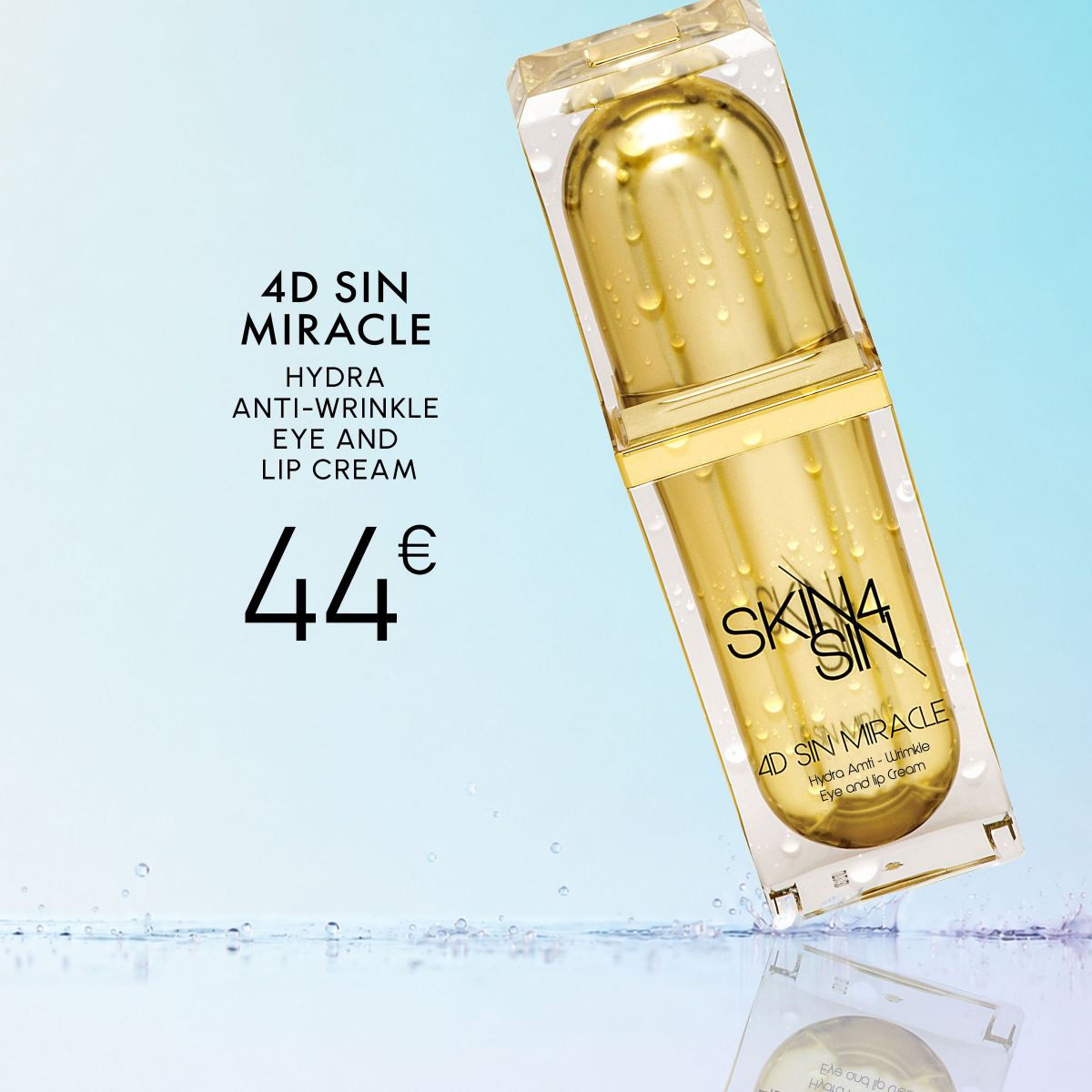 4D SIN MIRACLE HYDRA ANTI WRINKLE FACE, EYES, SERUM