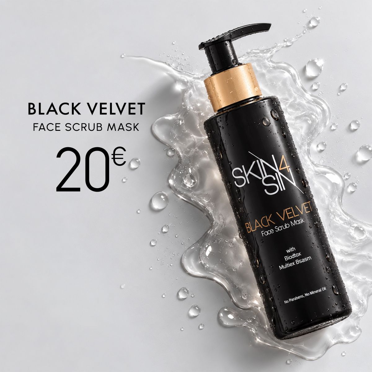 BLACK VELVET FACE SCRUB MASK