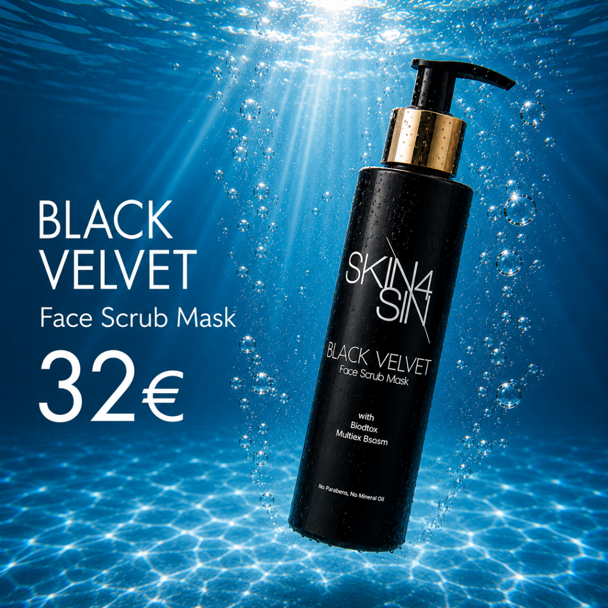 BLACK VELVET FACE SCRUB MASK