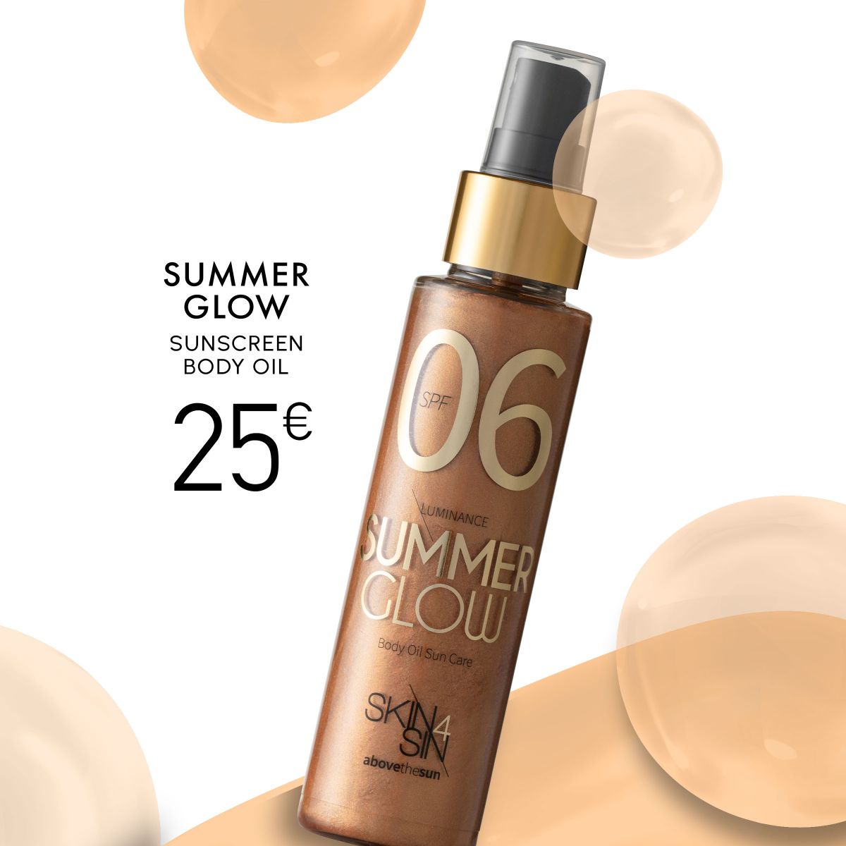 SUMMER GLOW, SUNSCREEN BODY OIL