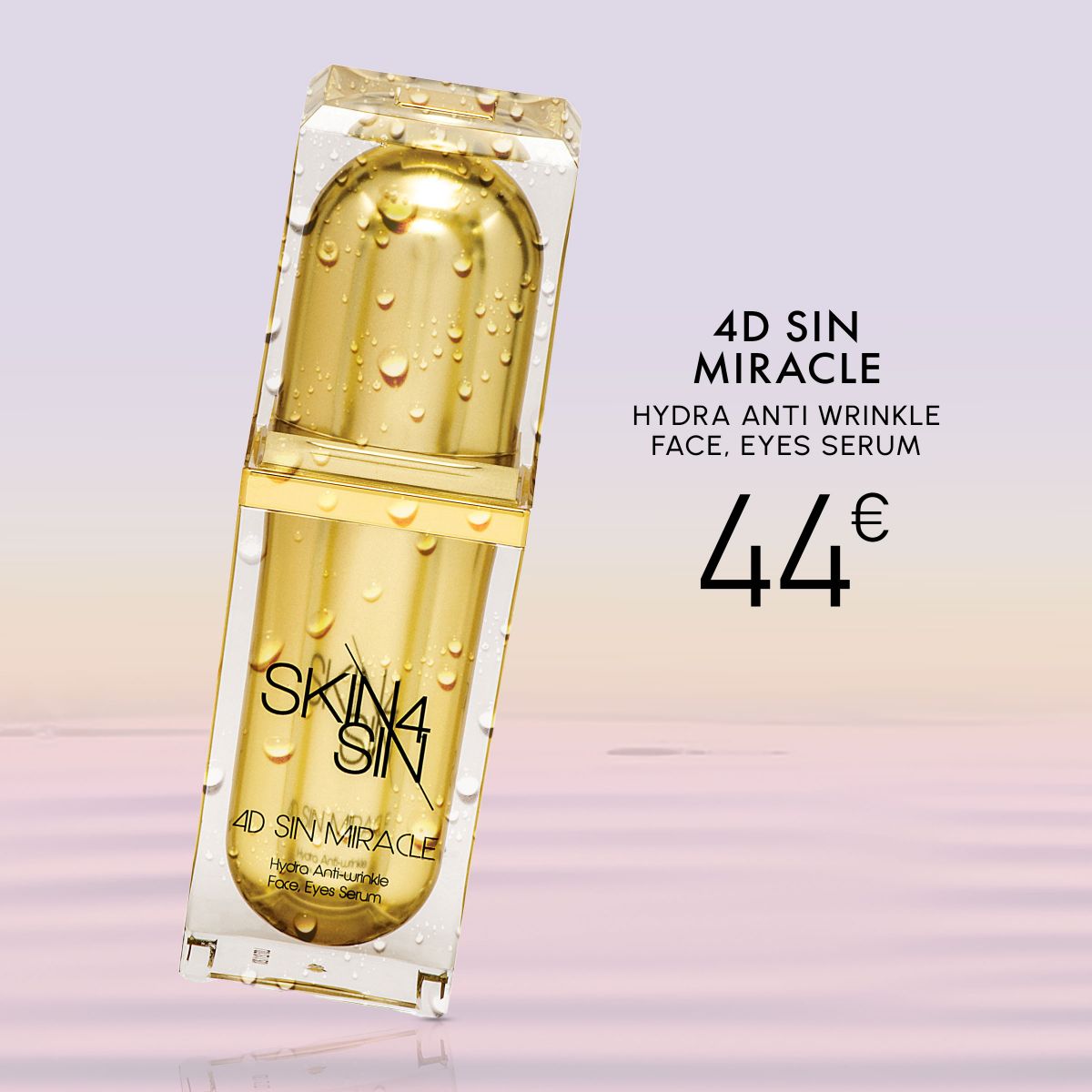 4D SIN MIRACLE HYDRA ANTI WRINKLE FACE, EYES, SERUM