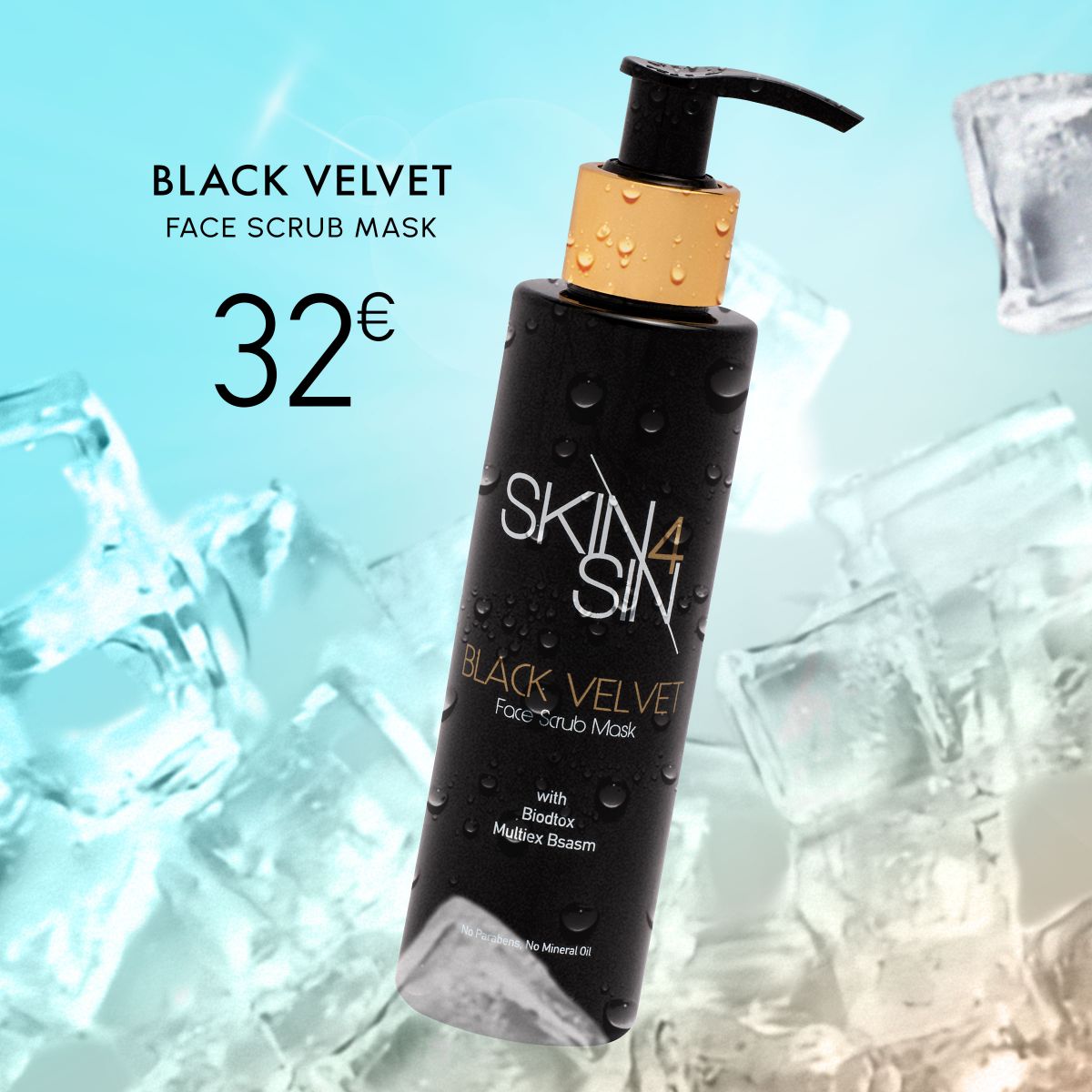 BLACK VELVET FACE SCRUB MASK