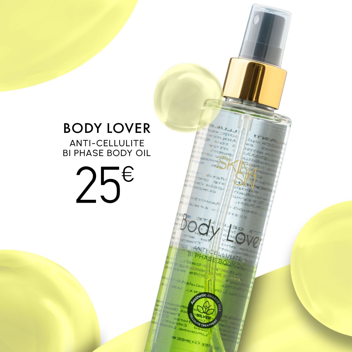 BODY LOVER ANTI CELLULITE BI PHASE BODY OIL