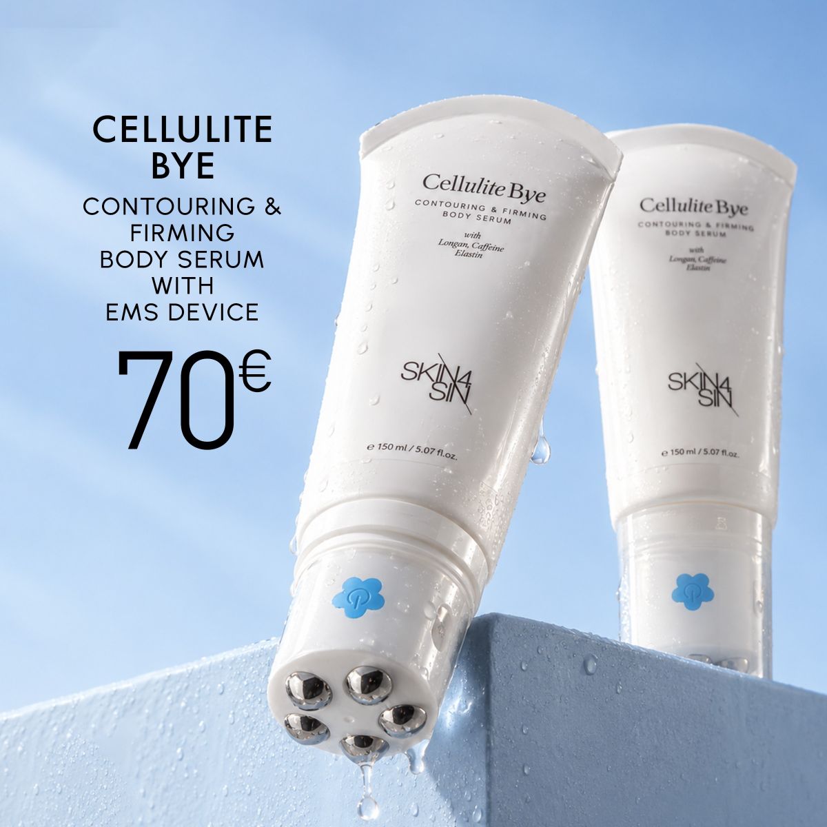 CELLULITE BYE CONTOURING & FIRMING BODY SERUM WITH EMS DEVICE