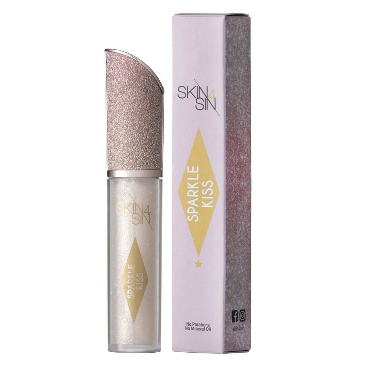 SPARKLE KISS SILVER,GLOSS