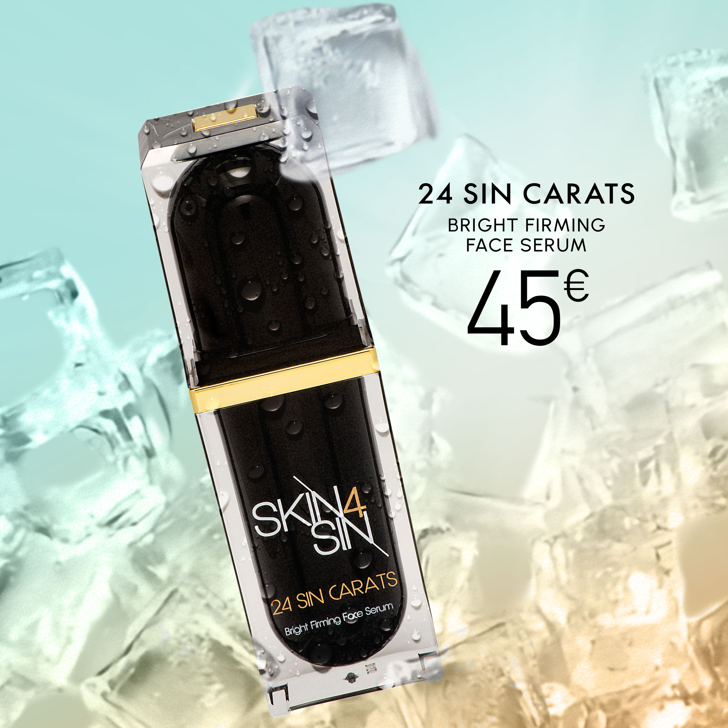 24 SIN CARATS BRIGHT FIRMING FACE SERUM